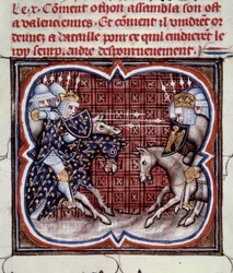 Guerra franco-inglese (1202-1214): la battaglia di Bouvines del 27/07/1214 tra l