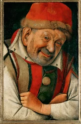 Gonella, nana di corte dei duchi di Ferrara ... (olio su legno di quercia)