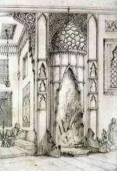 Camino nel Palazzo delle Sette Torri, a Isfahan, da 