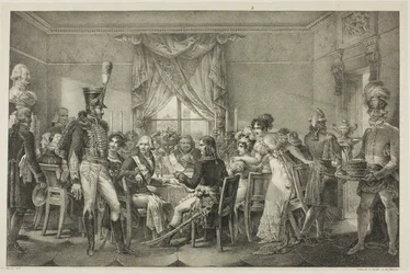 Napoleone al Palazzo del Granduca a Firenze, tavola tredici da La vita politica e militare di Napoleone
