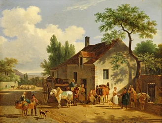 Veduta di un villaggio, 1839