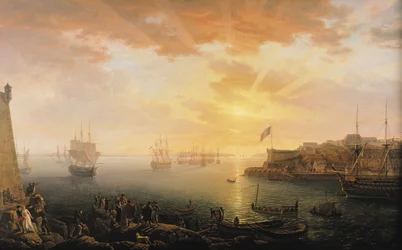 Veduta del porto di Brest, 1796