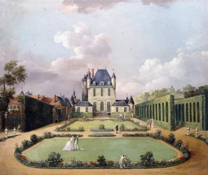 Vedute del Castello di Mousseaux e dei suoi Giardini