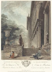 Colonade e giardini del Palazzo Medici