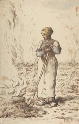 Una Donna che Brucia Erbacce, 1830-75