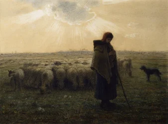 La pastorella e il suo gregge, 1862-67