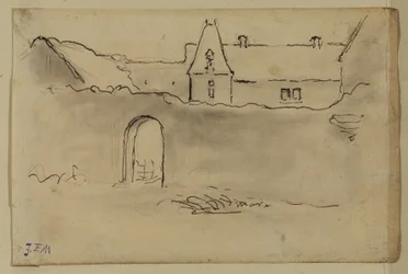Veduta di un castello