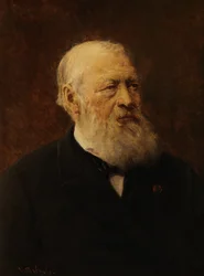 La coscienza dello scrittore Hendrik (olio su tela)