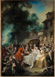 Un pranzo di caccia ...