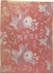 Disegno per seta a motivi, ca. 1780-1825