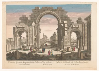 Vista delle rovine dell