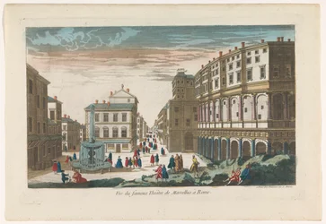 Veduta del Teatro di Marcello a Roma