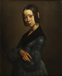 Ritratto di Pauline Ono in blu