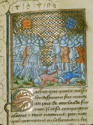 Battaglia tra francesi e inglesi sulle coste della Bretagna ...