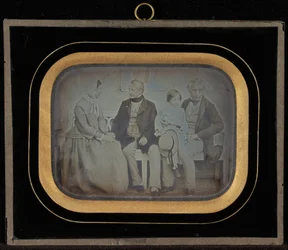 Ritratto di M. & Mme. Eynard e M. de Regny con suo figlio