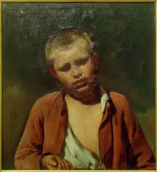 Giovane mendicante