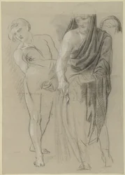 Due uomini portano via un corpo