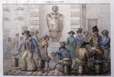 Antica strada dei mestieri a Parigi: portatore d