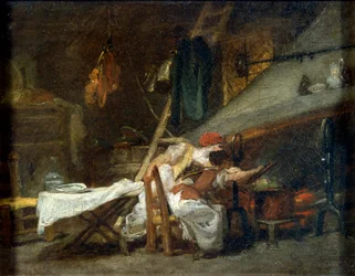 Accanto alla stufa