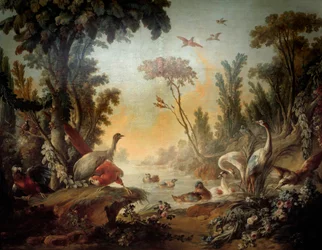 Paesaggio con gli Echassiers