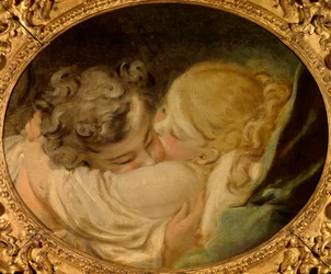 Il bacio, XVIII secolo, collezione privata