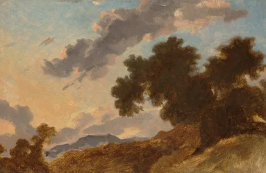Paesaggio montano al tramonto, c. 1765