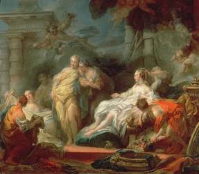 Psiche mostra alle sue sorelle i doni ricevuti da Cupido, 1753
