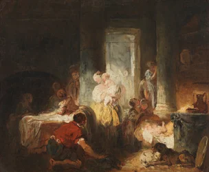 Interno romano, c.1760