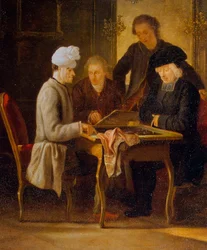 Voltaire a un tavolo da scacchi