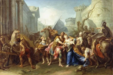 Ettore prende congedo da Andromaca, 1727
