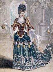 Ritratto di Mademoiselle Desmatins (1682-1708), musicista all