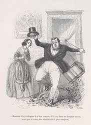 ...Felice di cavarsela così a buon mercato. da Le piccole miserie della vita umana, 1843