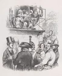 Oranghi da Le opere complete di Béranger, 1836