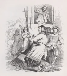 Il violinista di Meudon da Le opere complete di Béranger, 1836