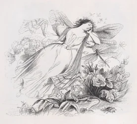 La Silfide dalle Opere Complete di Béranger, 1836