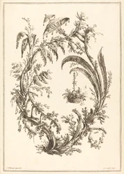Ornamento con Ombrello e Cesto Appeso