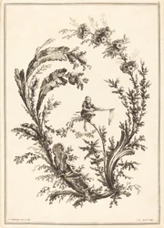 Ornamento con una Scimmia