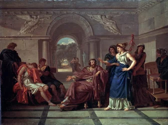 Elena riconosce Telemaco, figlio di Ulisse