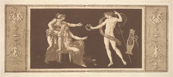 Apollo che incorona le arti, dal Recueil de Différentes Compositions