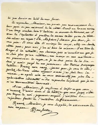 Lettera di Jean Jacques Rousseau, 15 luglio 1764