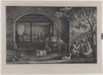 Interno di una Fattoria a Saint-Jean-de-Touslas, 1793