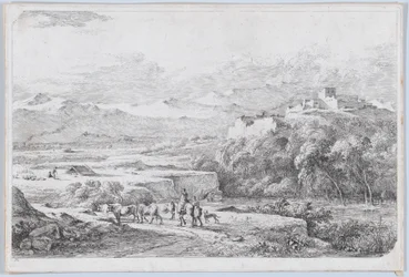 Paesaggio dopo Van der Cabel, ca. 1773
