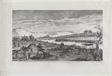 Vista del Castello di Madrid, vicino a Parigi
