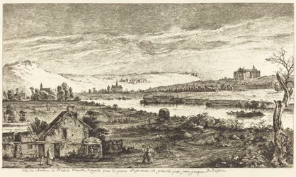 Veduta del castello di Madrid