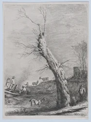 Inverno, dopo un disegno completato a Saint-Chamond, 1795