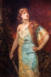 Giuditta, 1885 circa (Olio su tela)