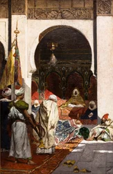 Regali di un pascià, prima del 1883 (Olio su tela)