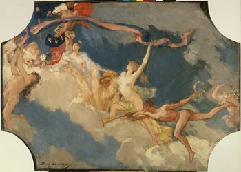 Schizzo per la sala banchetti dell