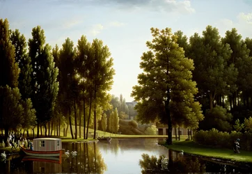 Francese: Le parc à Mortefontaine Il parco di Mortefontaine