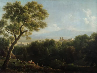 Veduta di Frascati, 1820